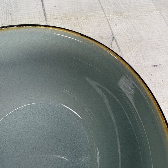 Food Network ANGELICA Blue Bronze Metallic Stoneware 6" Soup Cereal Bowls Set 4 - Picture 13 of 16